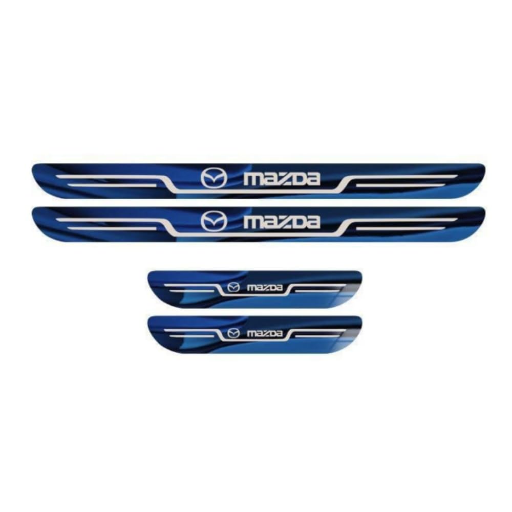 4 Stuks Dorpelstrips Voor Mazda CX-30 CX30 2020 2021 2022 2023 2024, Roestvrij Staal Drempelwaarde Beschermstrips Welkomstpedaal Antikras Exterieur Accessoires,B