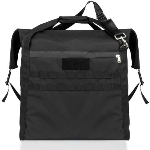Xtreme Sight Line ~ AQUA G CUBƎ 50 Waterproof Faraday Bag for Small to Medium Generators and Electronics ~ Protects Against EMP/CME/EMF/RF ~ Diamond Form Farday ~ 1680D Ballistic Nylon ~ Black