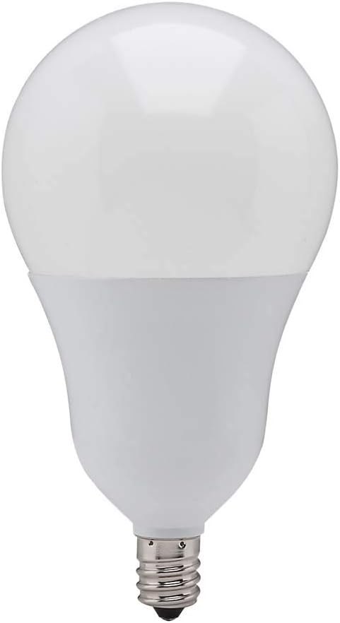 Satco 9.8W A19 LED Light Bulb, 3000K Warm White, Candelabra Base E12, 220 Degree Omni, Frosted - 6 Pack