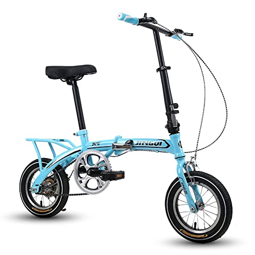 Mini-Velo-Montagne-Pliant-12-Pouces-Velo-Ville-Portable-Pneus-Anti-Poussiere-Faible-Friction-Resistants-lusure-Conduite-sans-Effort-Blue12in