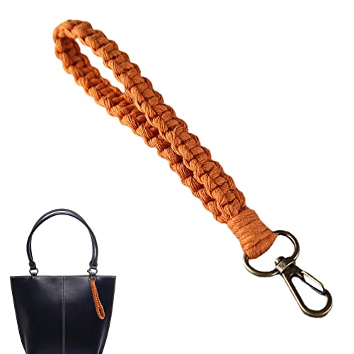 ZJTY Makramee Boho Schlüsselanhänger Armband,Armband Armband Schlüsselanhänger - Handgefertigtes Armband Schlüsselanhänger Schlüsselanhänger Halter Handschlaufe für Frauen Cover