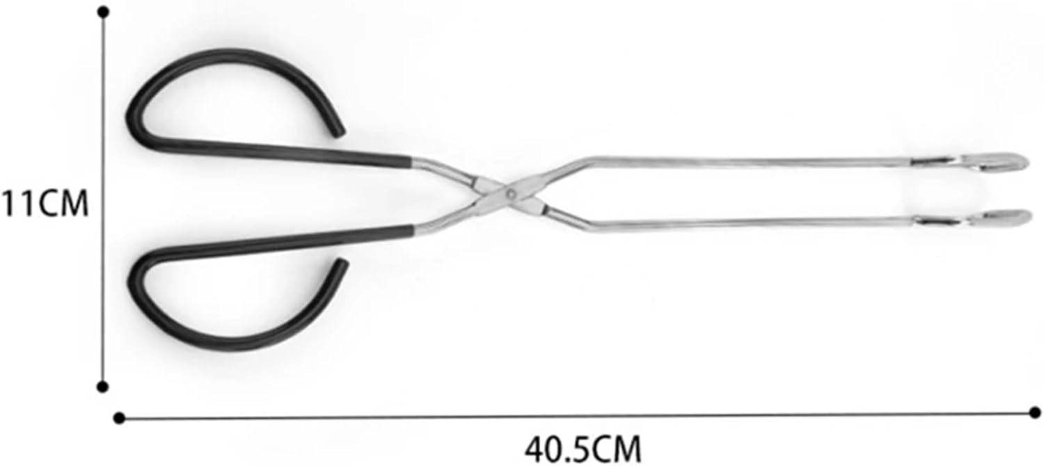 Fire Pit Tongs Fire Pit Tongs Stainless Steel Tongs Extra Long Scissor Tongs with Comfortable Handle for Barbecue Grilling for Indoor Fireplace, Outdoor Fire Pit