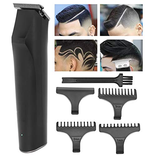 HURRISE Electric Hair Clipper, Rechargeable Mens Haircut Electric with Limit for Beard & Mustache for Beard & Mustache Trimmers Trimmers Combs Hair Styling Tool