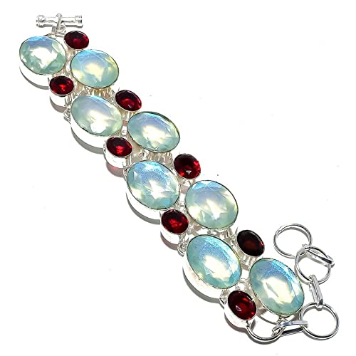 Bracelet artisanal en argent et pierres naturelles le cadeau idéal pour femme et jeune fille