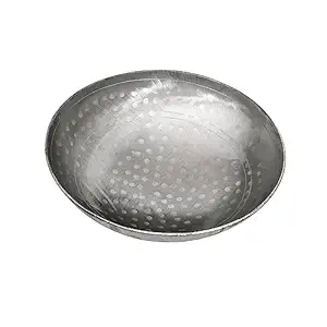 PTR Iron Matthar/Hammered Kadai Without Handle for Kitchen | Deep Frying Kadai (6 Litre)