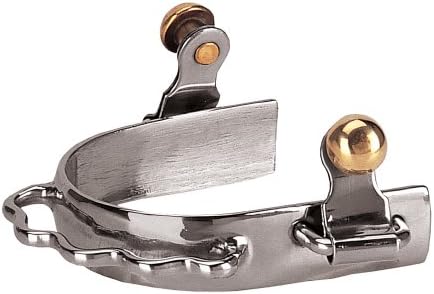 Weaver Leather womens Barrel horse spurs, Silver, Women s US