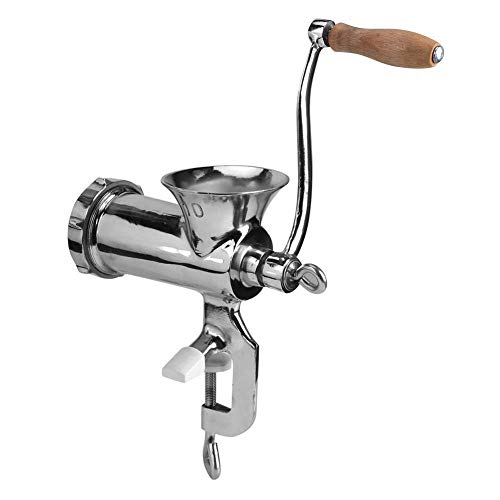 Multifunktionale verschleißfeste Kurbel Griff Klinge Grinder Manueller Fleischwolf Edelstahl für Gewürze Küche Restaurant für das Mahlen von Fleisch