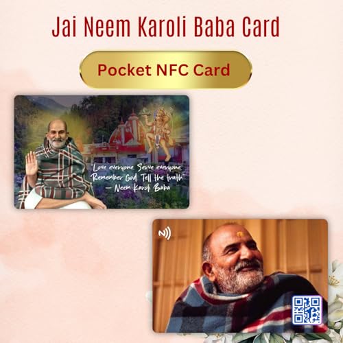 Neem Karoli Baba Card | NFC and QR Enabled | Bhajan & Aarti by tinydabba - 2
