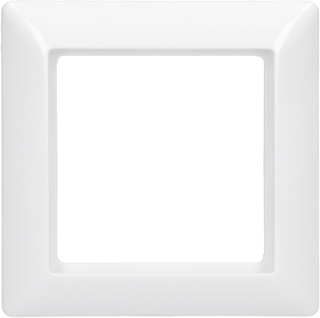 Front view of the JUNG AS581WW single socket frame