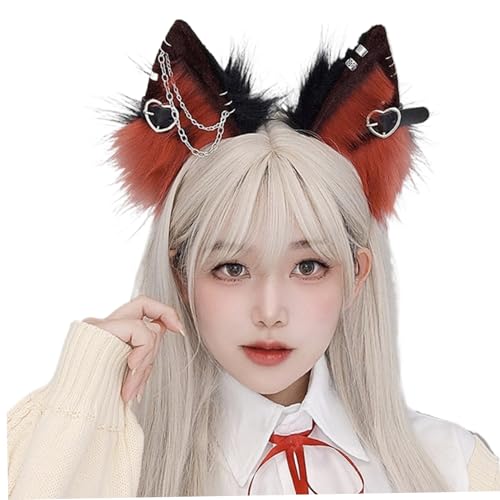 Bandeau oreilles de chat pour costume cosplay et soirées à thème gothique punk