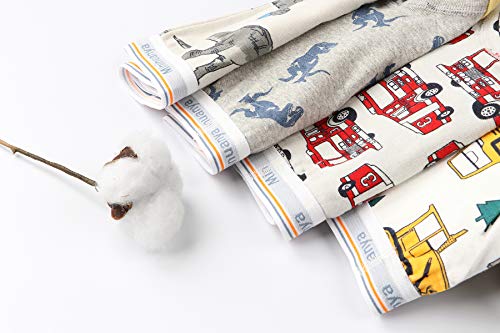 Boys Boxer Briefs Shorts Cotton Dinosaur Shark Baby Toddler Underwear for Kids Boy 6 Pack 2/3t Mixed Colour - Thumbnail 2