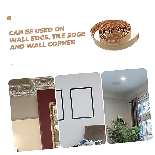 Homoyoyo 2 Rolos Guarnição De Canto De Parede Descasque e Cole a Guarnição Para a Borda Da Telha Col