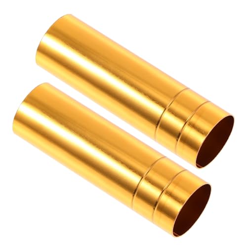 ORFOFE Manicotti per Base Lampadario in Ferro Elettroplaccato, Copertura Base Lampadina per Lampadari di Cristallo Stile Europeo, Accessori per Lampade, Set da 2 Pezzi per Sostituzione