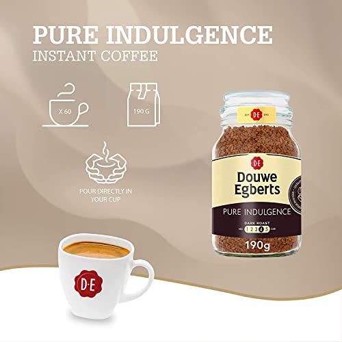 Enjoy Better Coffee - Douwe Egberts Pure Gold & Pure Indulgence Instant Coffee 6.7Oz/190G Each #TOP6