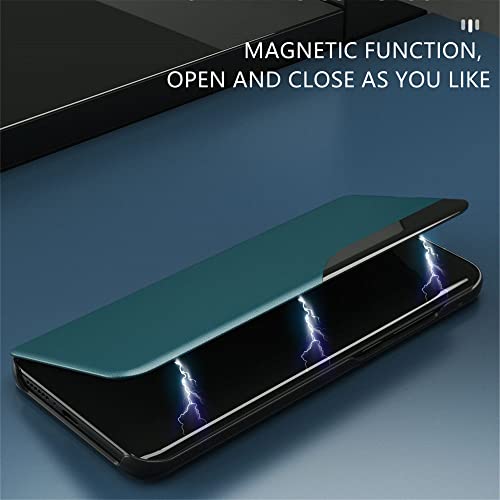 Capa flip Smart Clear View para Samsung Galaxy S22 S21 Plus Note 20 Ultra S20 FE A53 A52 A72 5G A51