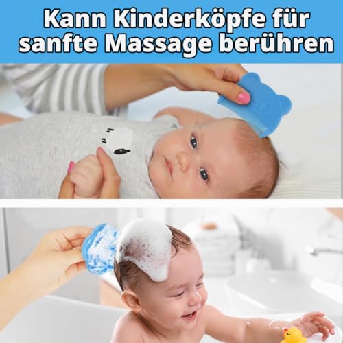 Aolso Baby kamm für milchschorf, 2 Stück Babykamm, Baby-Haarkamm, Baby Haarbürste mit weichen Zähnchen, Neugeborene Haarkamm… – Ansicht 5