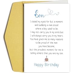 Son Birthday Card