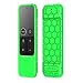 Fintie Protective Case for Apple TV 4K 5th, 4th Gen Remote - Casebot (Honey Comb Series) Lightweight (Anti Slip) Shock Proof Silicone Cover for Apple TV Siri Remote Controller, Green