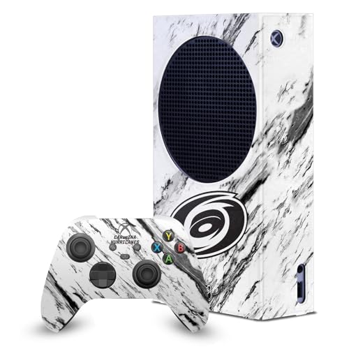 Skin Xbox Series S Carolina Hurricanes Autocollant Console Manette NHL Enveloppement Marbre