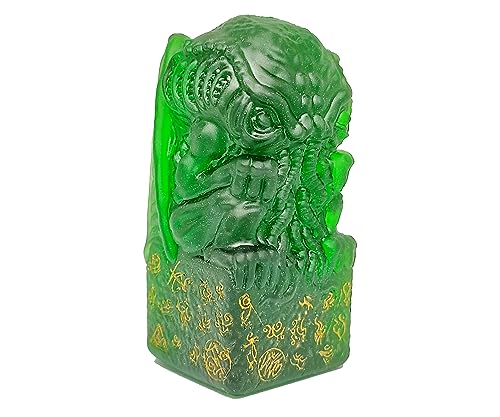 Estatua de Cthulhu simbolos, fabricada por el artesano del rey, juegos de rol, la llamada de cthulhu, H.P.Lovecraft y los mitos de cthulhu, necronomicon