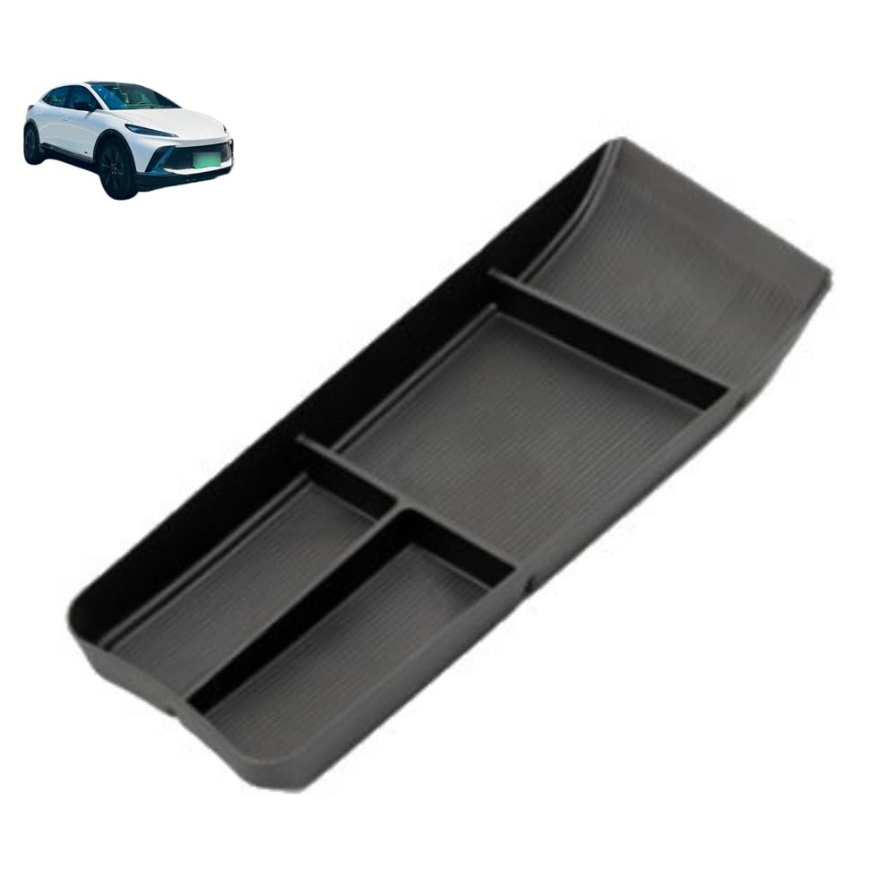 QQJHBAMYN TPE Lower Center Console Organiser Tray, for E5 Car Centre Floor Consoles Accessory Interior Storage Easy Clean NonSlip