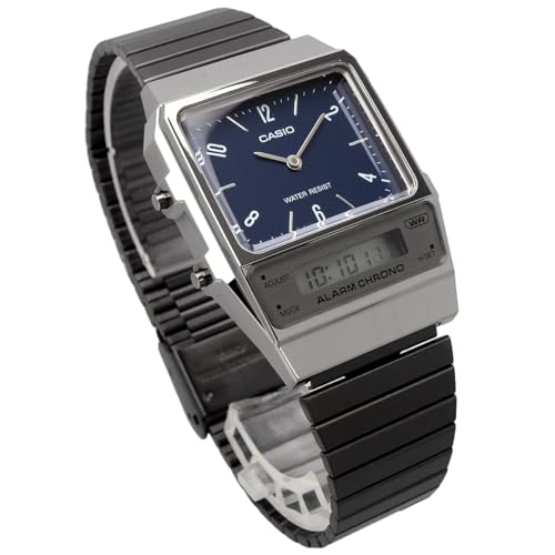 [カシオ] CASIO スタンダード STANDARD アナデジ クオーツ 腕時計 AQ-800EB-2A ユニセックス ネイビー 海外モデル [並行輸入品] 商品画像5
