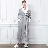 【Ultraweicher Stoff:】 Bademantel ist aus Coral Fleece, bequem, leicht, langlebig, hautfreundlich, weich, luftdurchlässig und saugfähig. kein Schrumpfen, Pilling des Stoffes oder Aufhellen der Farbe.