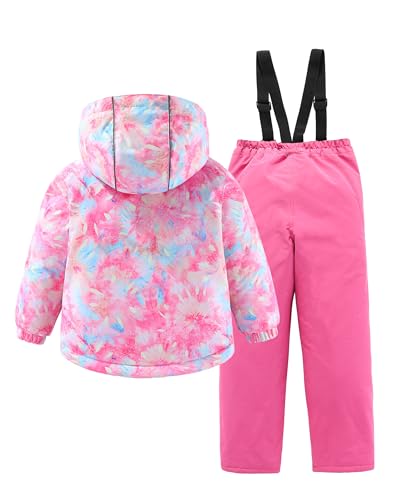 Image of Hiheart Boys Girls Winter Ski Jacket & Pants Set 2-Piece Snowsuit