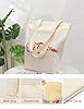 AILOONG Cotton Canvas Shopping Bag Fire Electric Guitar Music Hard Rock Metal 340g/m² thick fabric Uses as a gift bag #2