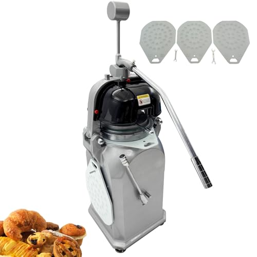 WYDDDARY 110V Commercial 36pcs Dough Divider Rounder Machine, 0.7oz-2.5oz (20-70g) Stainless Steel Semi-Automatic Small Dough Ball Divider Cutter Rounder Machine for Pastry/Bakery Shop 750W