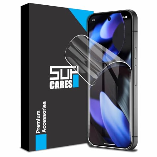 Image of SupCares TPU Unbreakable Membrane Screen Protector for Google Pixel 9 Pro XL and Google Pixel 10 Pro XL (6.8 Inch) With Easy Self Installation Kit | Fingerprint Working | Edge to Edge Coverage