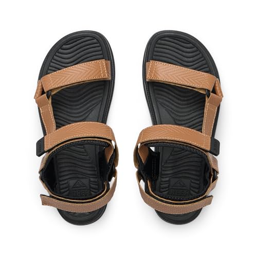 REEF Boys Sandals, Shoremazing, Bronze/Black, 2 by REEF - Used condition - Image 6