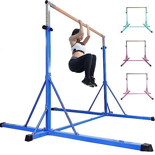 FC FUNCHEER Gymnastics bar,5FT/6FT Horizontal Bars, Adjutable Gymnastic Bar for Kids Ages 5-20, 35.4