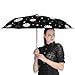 LGHKLVXPZE Travel Umbrella, Women Men Daisy Flower Sun Moon Durable Auto Open Close Umbrella, Fashion Waterproof Quick-Dry Umbrellas for Rain and Sun Protective