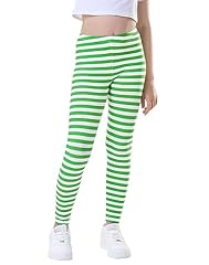 Green and White Stripes