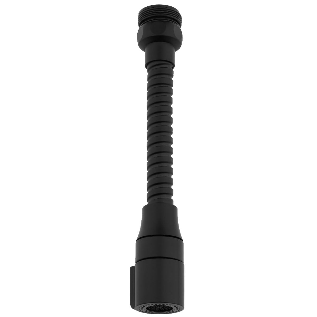 Tycner Men's Black Tap Aerator Flexible Nozzle 2 Mode Sprayer Kitchen Faucet Extension 22Mm 24Mm