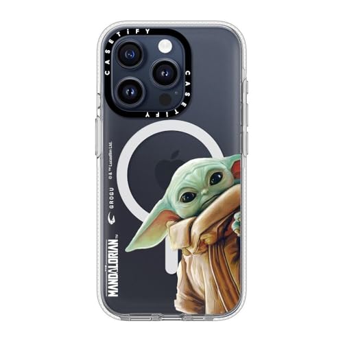 Coque iPhone 15 Pro CASETiFY antichoc transparente MagSafe Grogu