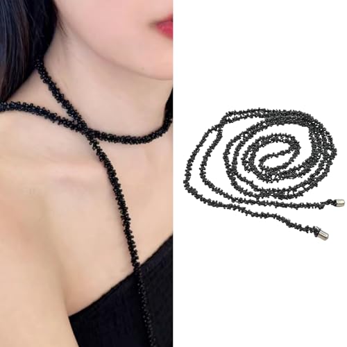 Bijoux accessoire tendance collier perles multicouches vintage ajustable - 2