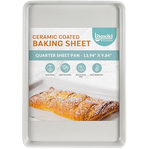 Boxiki Kitchen Non-Stick Ceramic Baking Sheet Cover