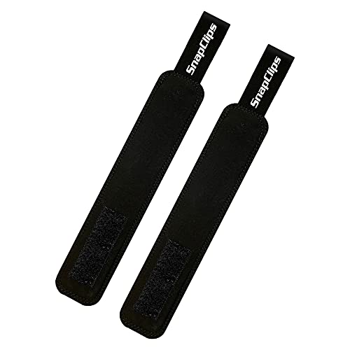 SnapClips - Barbell Clamp, Weight Clips, Barbell Collars, Weight Bar Clamps, Olympic Bar Clips for Weightlifting, Powerlifting, 2 Inches, Pack of 2