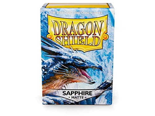 Image of Dragon Shield Matte Sapphire Standard Size 100 ct Card Sleeves Individual Pack