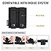 VISMIX Pistol Magazine Pouch, Double 9mm Mag Pouch with Quick Release Kydex Insert and MOLLE Compatible Black