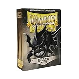 black sleeveless dress outfit Juego de cartas Arcane Tinmen ApS ART11202 Sleeves Black (60)\' Dragon Shield Matte Schwarz Card Game, One Size