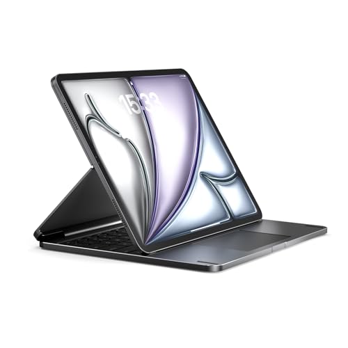 Teclado para iPad Pro 12.9 Brydge MAX Funda de Aluminio Plata para Air 13 M2 M3