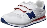 X New Balance Niños 500 Zapatillas, Blanco (NB White), 38 EU