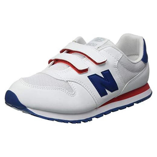 New Balance 500 Hook & Loop Sneaker, Zapatillas, Blanco (NB White), 27.5 EU