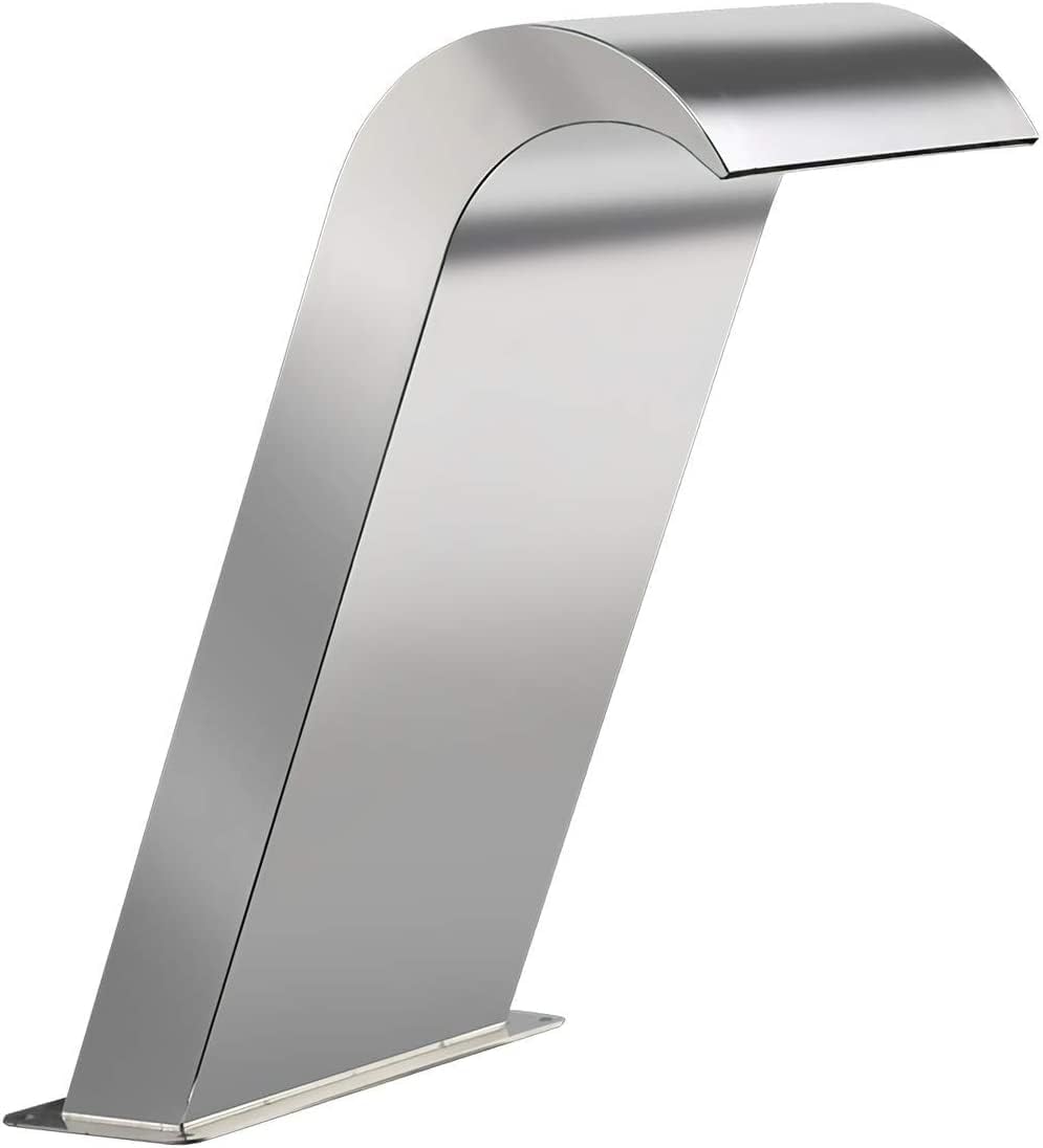 - Deepak Display Stainless Steel 304 Pool Fountain Silver Color for Ground Pools Garden Outdoor Waterfalls Sheer Descent Pond Wate