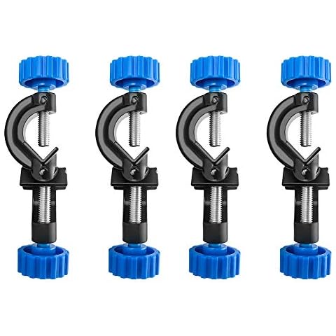 QWORK® 4 Pack Aluminium Alloy Lab Clamp Holders Cover