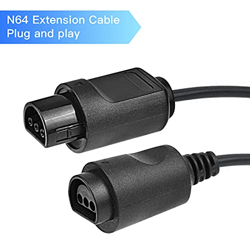 Novems N64-CONTROL-CB/4 Controller Extension Cable, N64 Extension Cord Compatible With Nintendo 64 N64 Controller Gamepad thumb #4