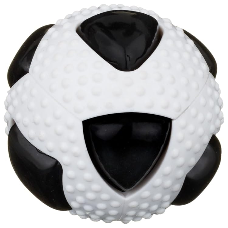 BargainsMania The Pet Shop Sensory Ball Rubber Toy - Black - Give Your Beloved Dog This Sensory Rubber Ball To Play With At Home To Improve Their Senses.